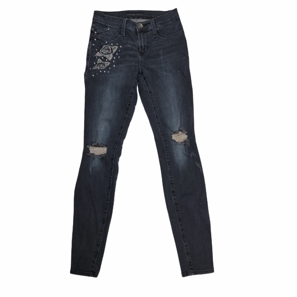 𝅺ROCK & Republic Dark Denim Kashmiere Jeans